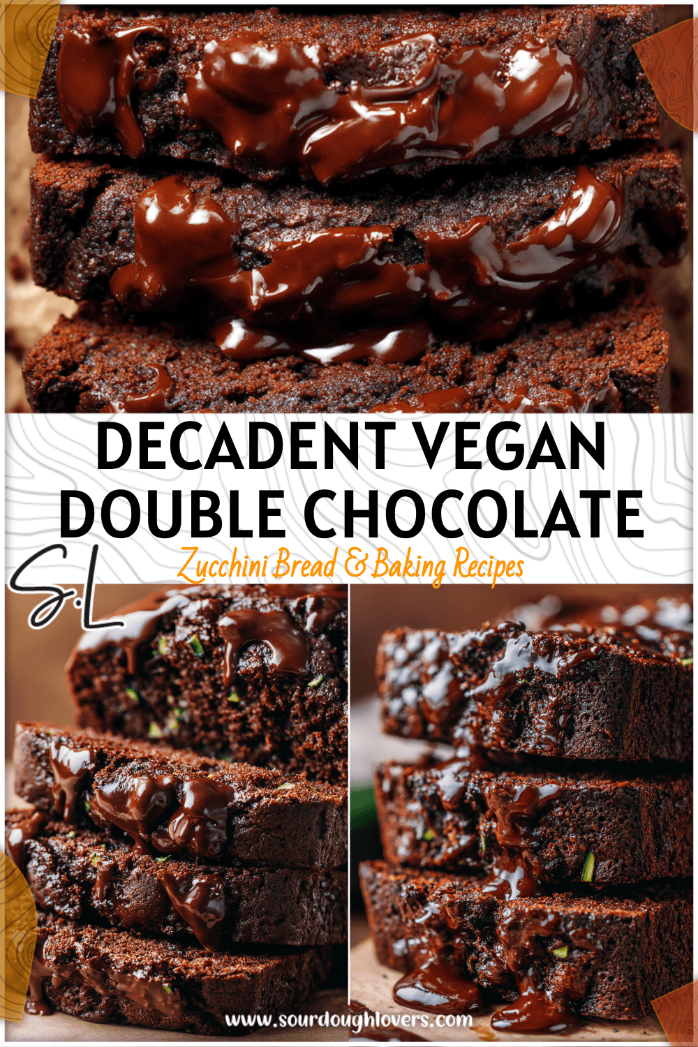 Vegan Double Chocolate Zucchini Bread That Tastes Decadent 3 Vegan Double Chocolate Zucchini Bread