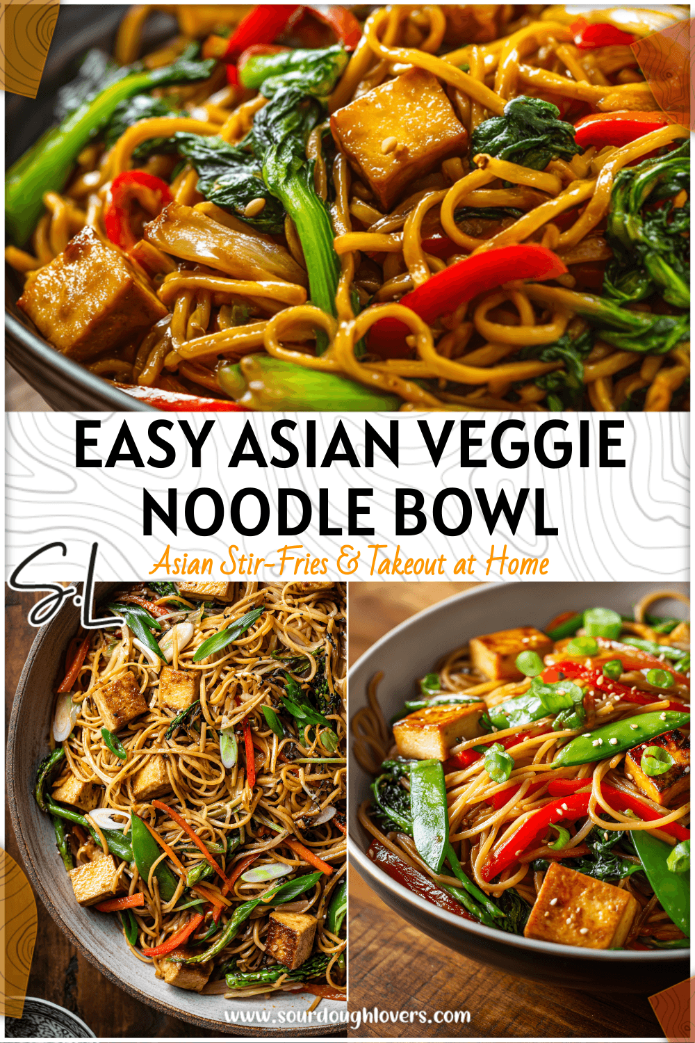 Asian Vegetable Stir-Fry Noodles with Tofu & Fresh Veggies 3 Asian Vegetable Stir-Fry Noodles with Tofu & Fresh Veggies