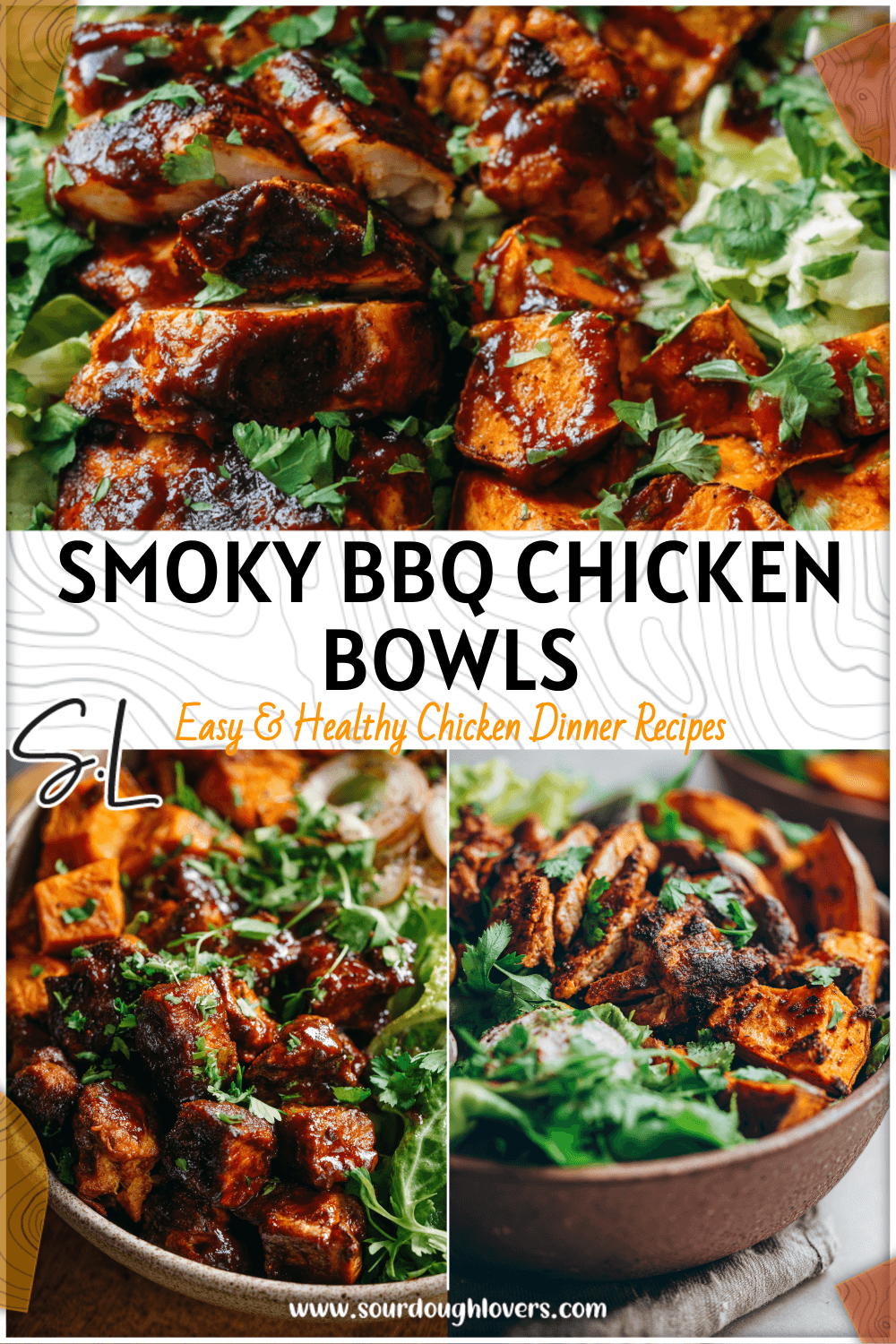 BBQ Chicken & Roasted Sweet Potato Bowls | Healthy Protein Meal Prep 3 BBQ Chicken & Roasted Sweet Potato Bowls | Healthy Protein Meal Prep