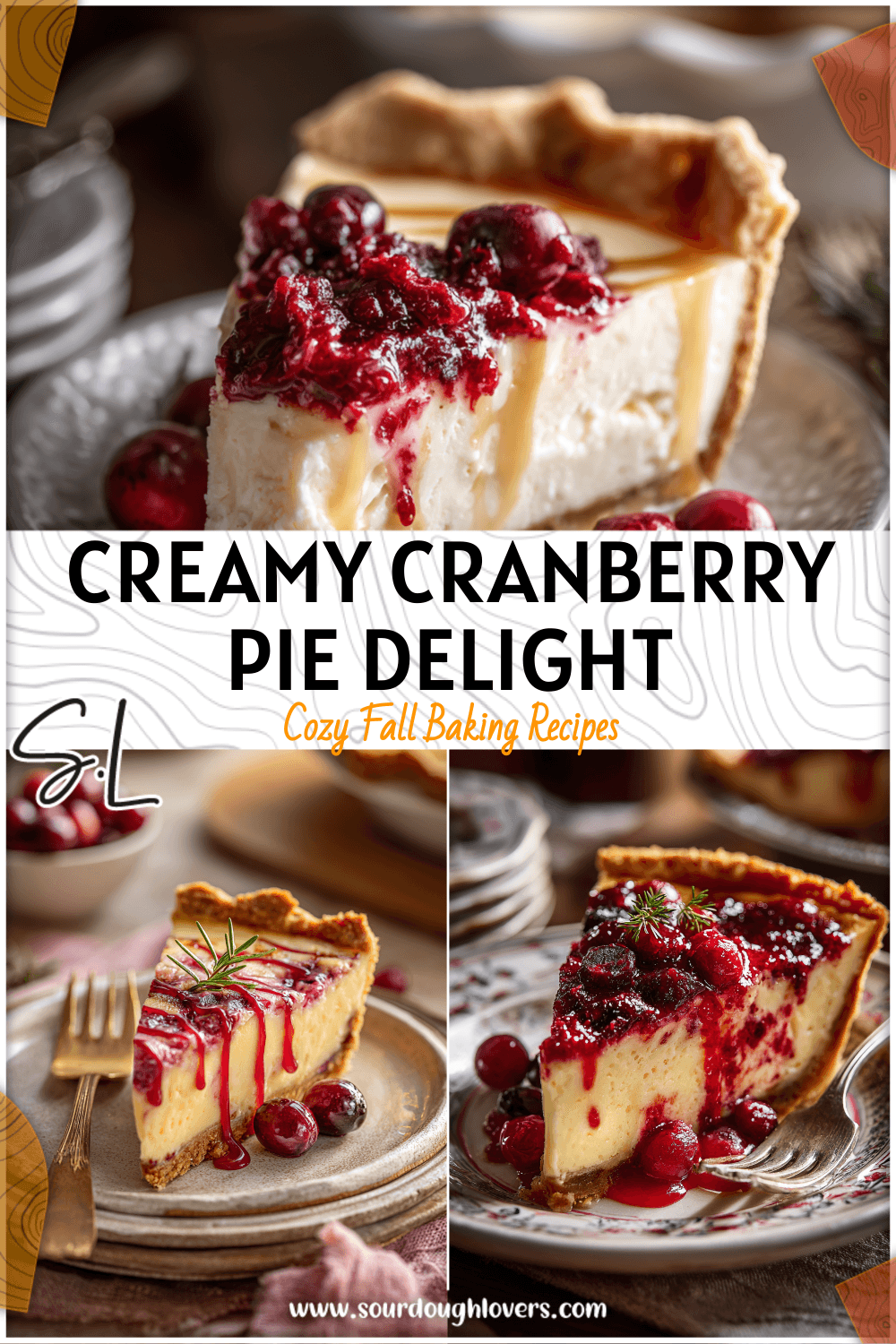 Cranberry Custard Pie with Caramel Twist 10 Cranberry Custard Pie with Caramel Twist
