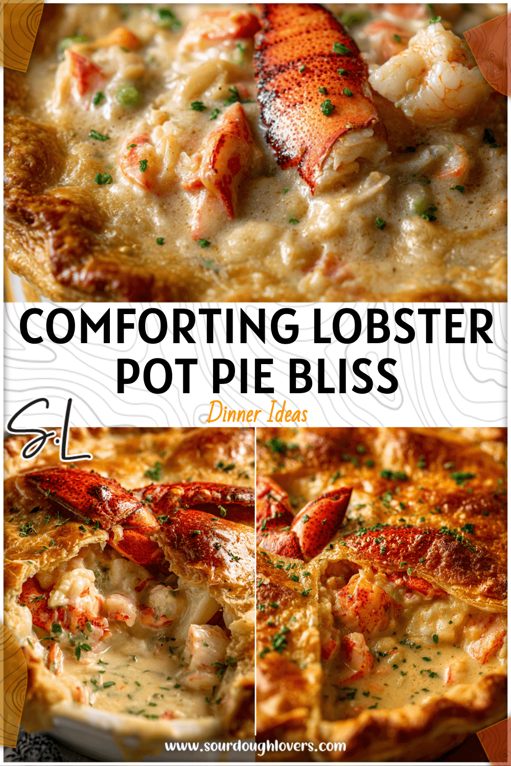Creamy Lobster Pot Pie with Fresh Lobster Meat 3 Creamy Lobster Pot Pie with Fresh Lobster Meat