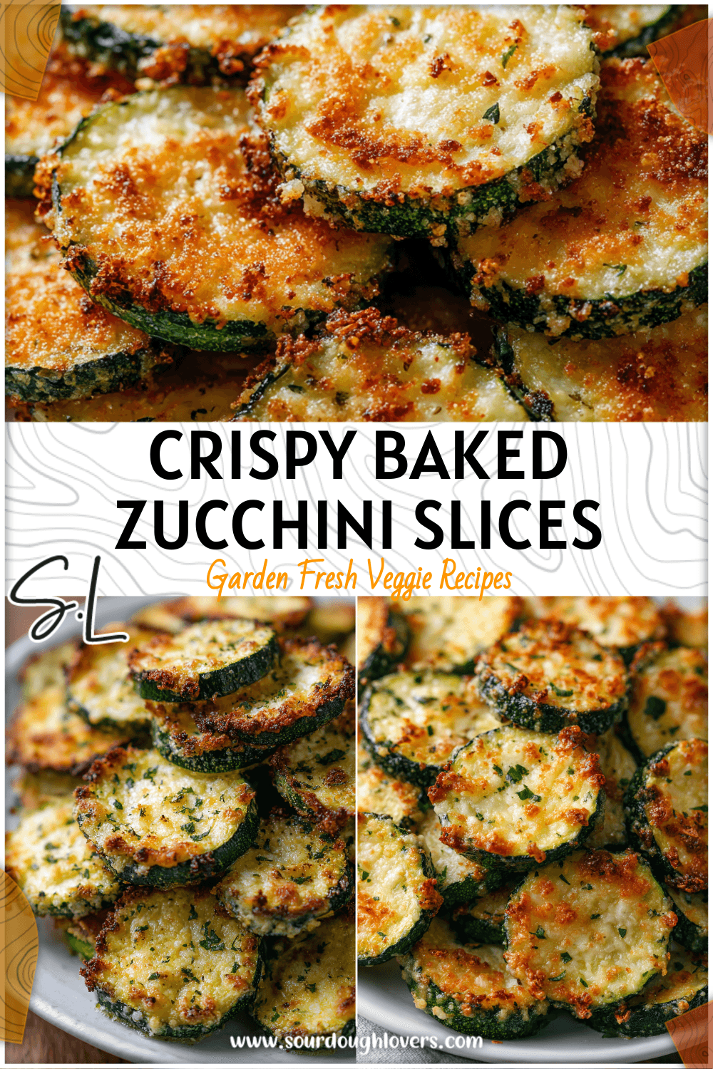 Crispy Baked Parmesan Zucchini Slices In The Oven (Healthy + Easy Side) 3 Crispy Baked Parmesan Zucchini Slices In The Oven