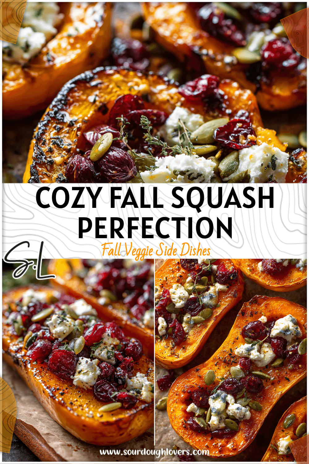 Crispy Honey-Roasted Butternut with Cranberries, Feta & Pumpkin Seeds 3 Crispy Honey-Roasted Butternut with Cranberries, Feta & Pumpkin Seeds