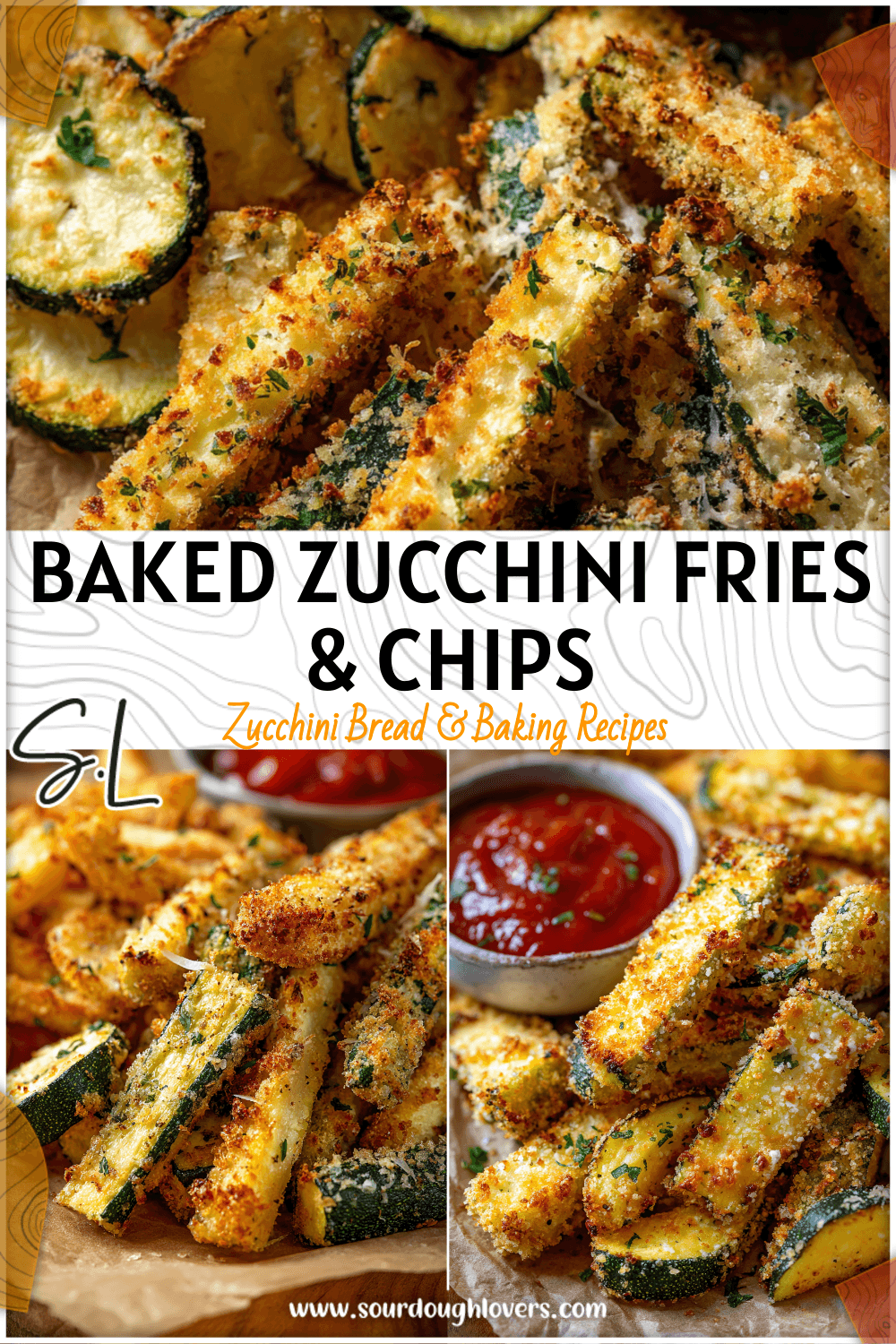 Easy Baked Parmesan Zucchini Fries and Chips Recipe 3 Easy Baked Parmesan Zucchini Fries and Chips Recipe