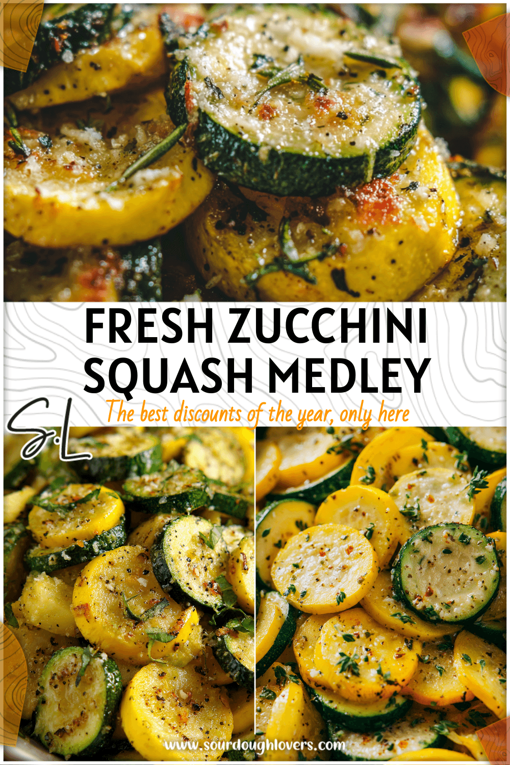 Easy Garlic Parmesan Zucchini & Squash Medley for Healthy Simple Side Dishes 3 Easy Garlic Parmesan Zucchini & Squash Medley for Healthy Simple Side Dishes