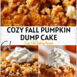 Easy One-Pan Pumpkin Dump Cake Recipe From Scratch 4 Golden Pumpkin Dump Cake with pumpkin pie filling and crumbled cake mix topping in a one-pan dessert. 2