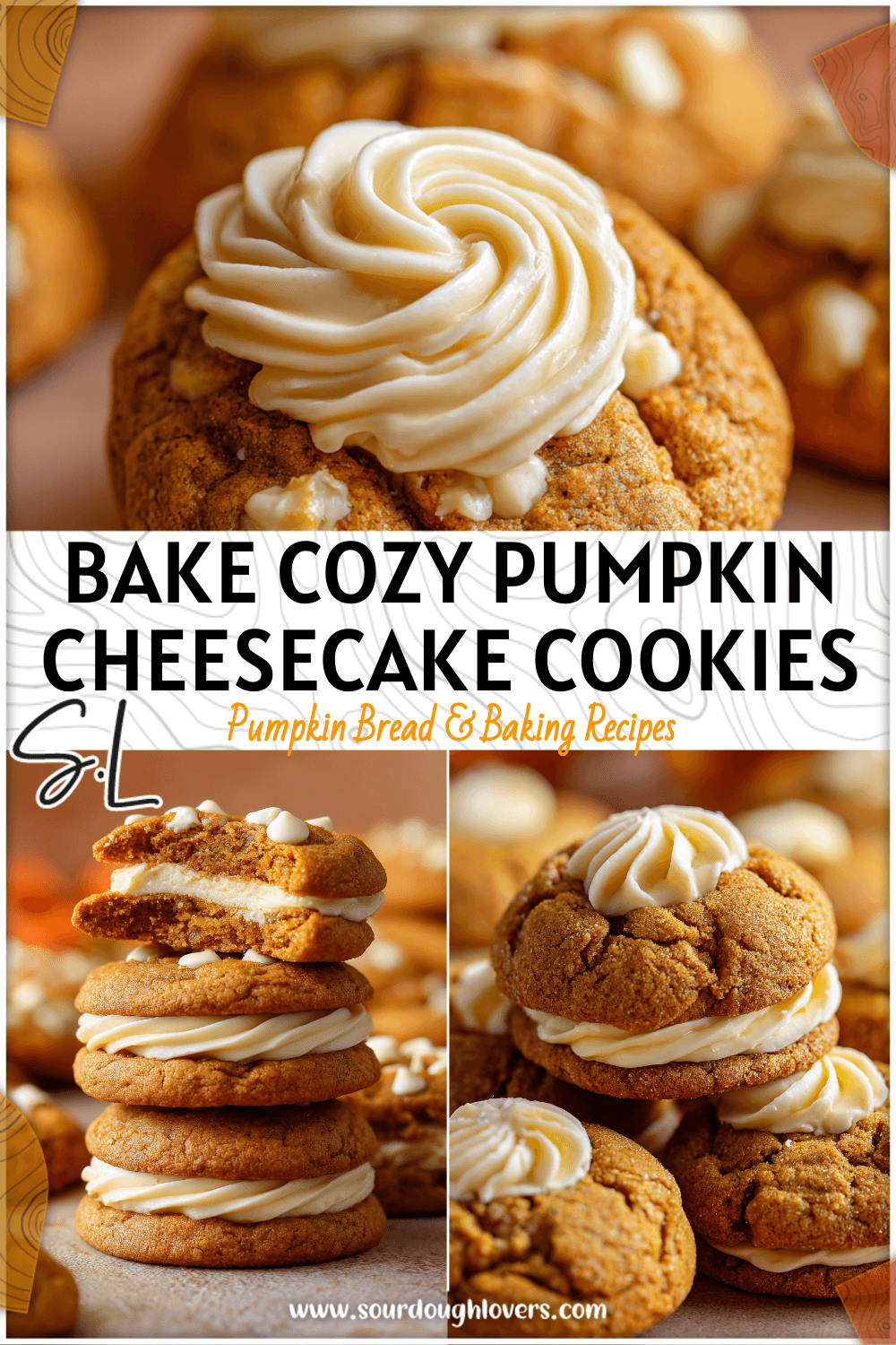 Easy Pumpkin Cheesecake Cookies | Creamy Fall Dessert for Thanksgiving 3 Easy Pumpkin Cheesecake Cookies Creamy Fall Dessert for Thanksgiving