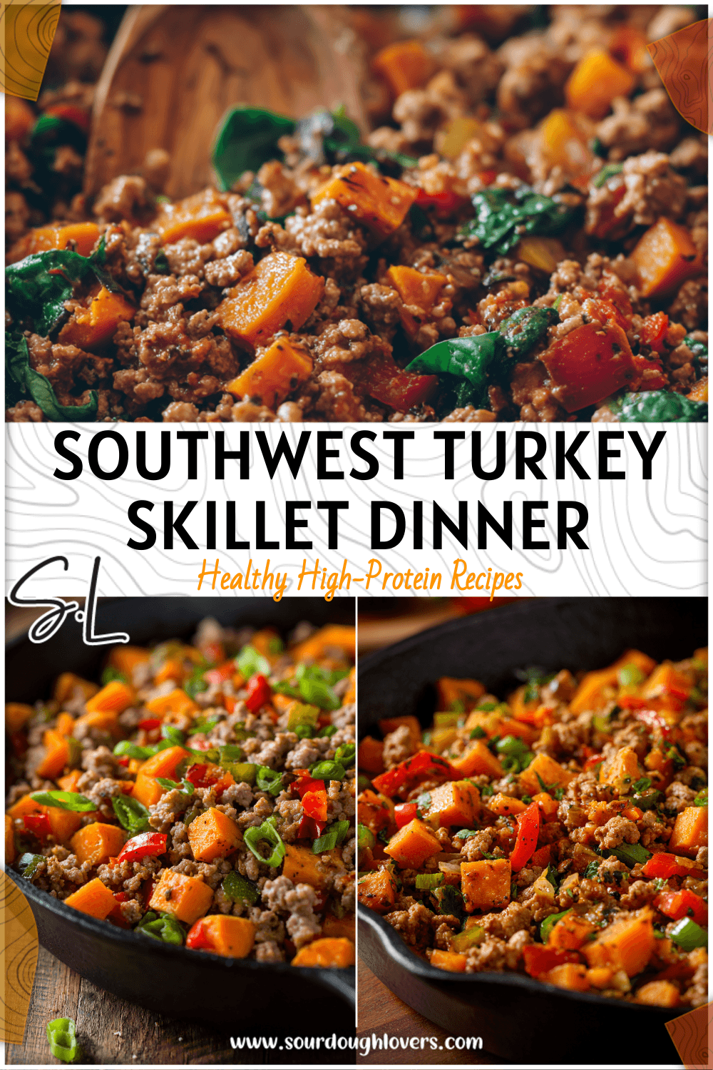 Flavorful Southwest Ground Turkey & Sweet Potato Skillet Dinner 3 Flavorful Southwest Ground Turkey & Sweet Potato Skillet Dinner