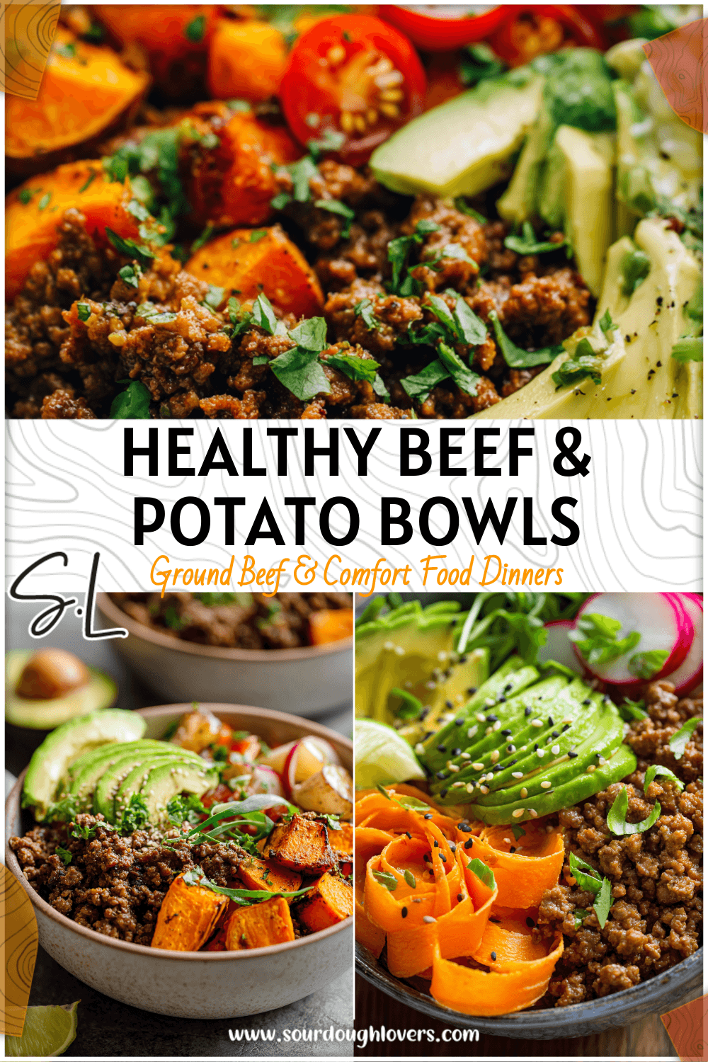 Healthy Ground Beef & Sweet Potato Bowl Ideas With Avocado 3 Healthy Ground Beef Sweet Potato Bowl Ideas With Avocado