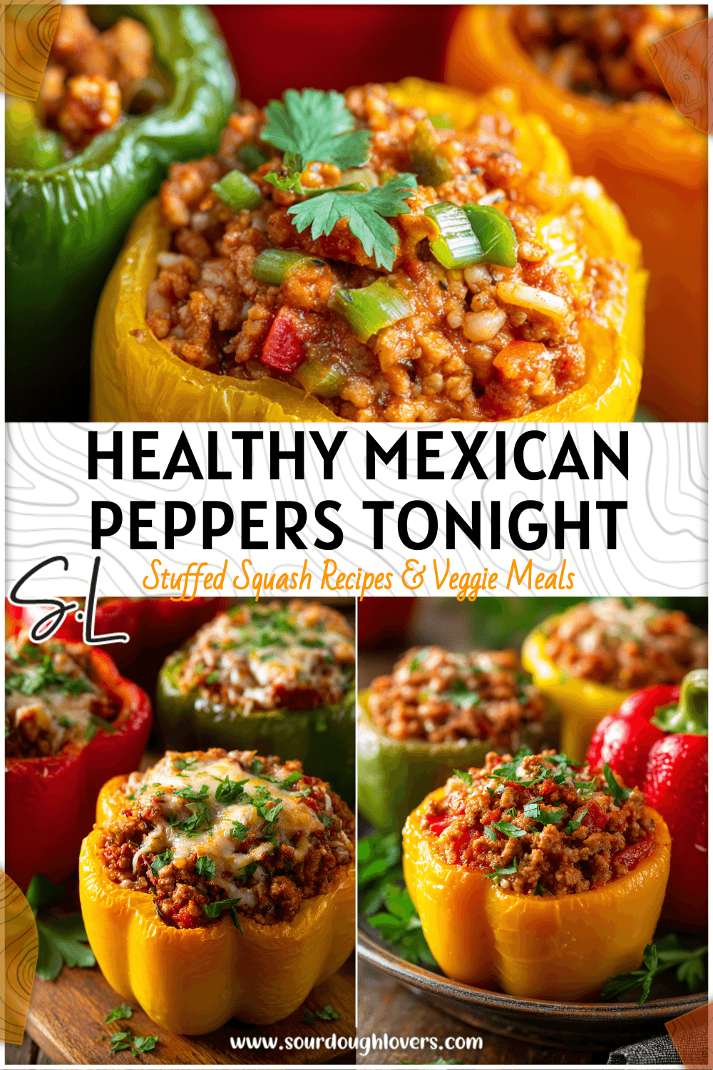 Healthy Mexican-Style Stuffed Peppers with Ground Turkey 3 Healthy Mexican-Style Stuffed Peppers with Ground Turkey