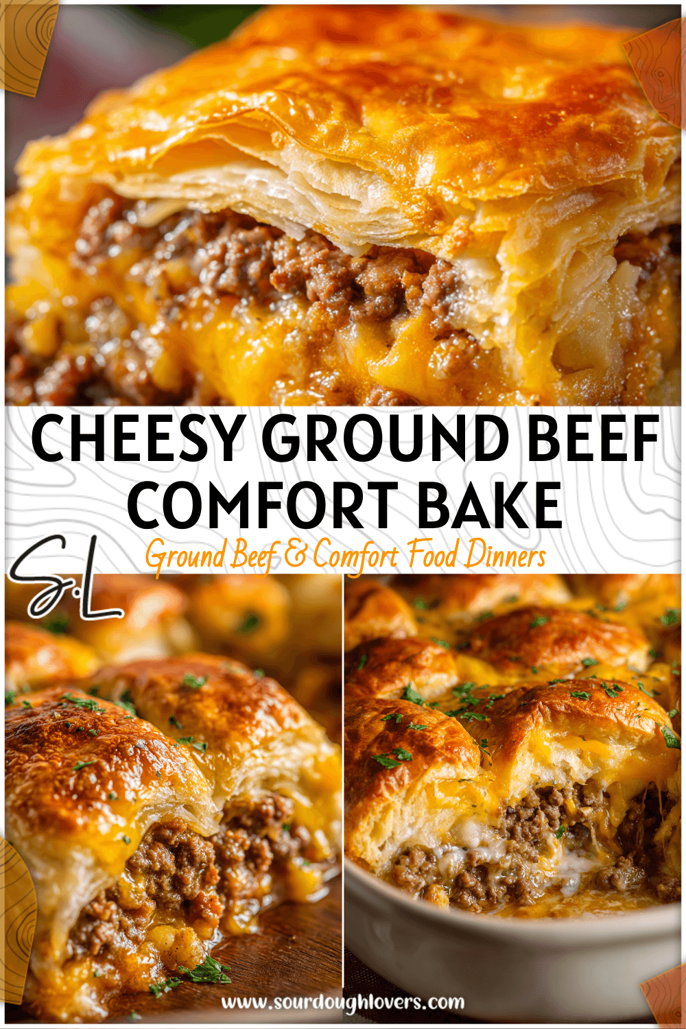 Hobo Casserole with Ground Beef and Cheesy Crescent Roll Layers 3 Hobo Casserole with Ground Beef and Cheesy Crescent Roll Layers
