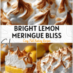 Homemade Lemon Meringue Pie with Condensed Milk | Easy Summer Treat 4 Homemade lemon meringue pie with golden peaks and creamy condensed milk lemon filling.