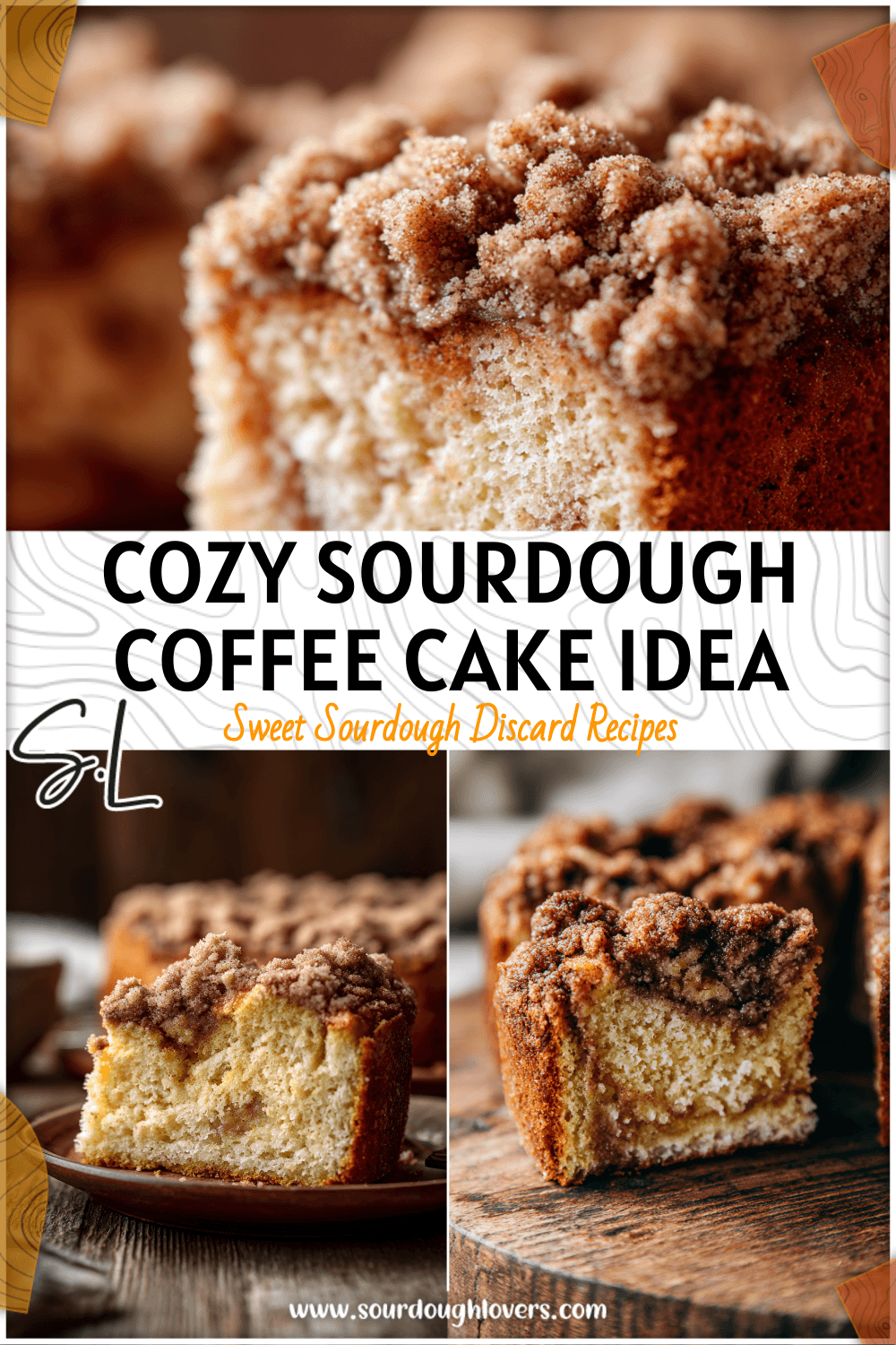 Homemade Sourdough Coffee Cake | Cozy Fall Discard Recipe 3 Homemade Sourdough Coffee Cake | Cozy Fall Discard Recipe