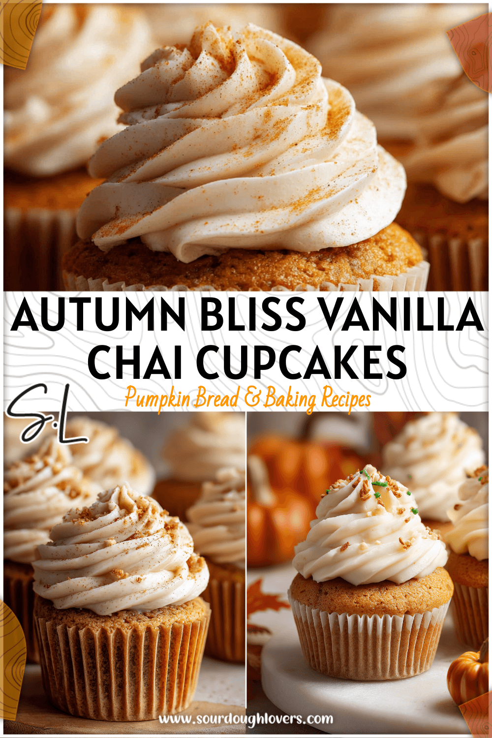 Indulge in Autumn Bliss with Vanilla Chai Pumpkin Cupcakes 3 Vanilla Chai Pumpkin Cupcakes