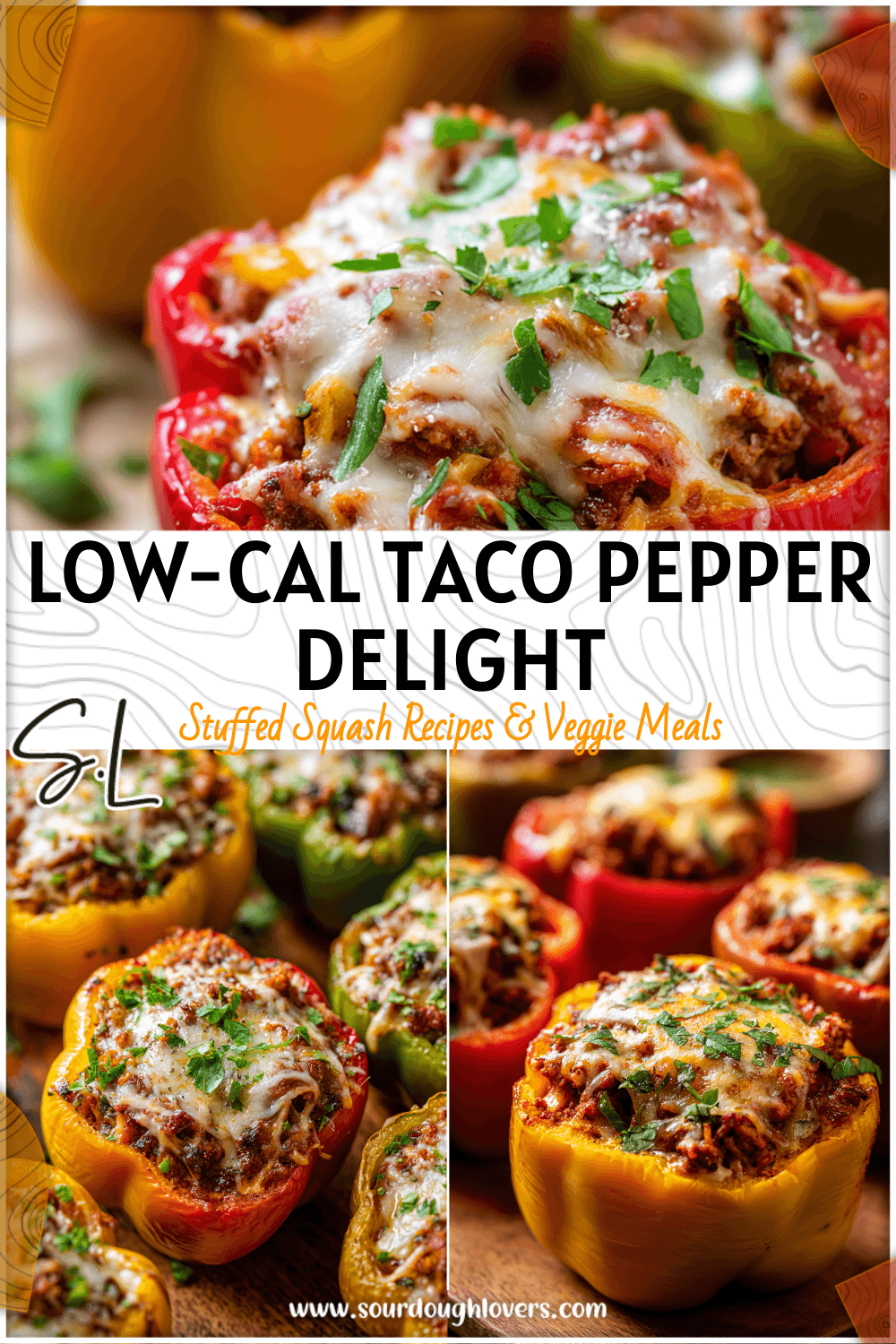 Low Calorie Taco Stuffed Peppers | Easy Low-fat Dinner Recipe 3 Low Calorie Taco Stuffed Peppers Easy Low-fat Dinner Recipe