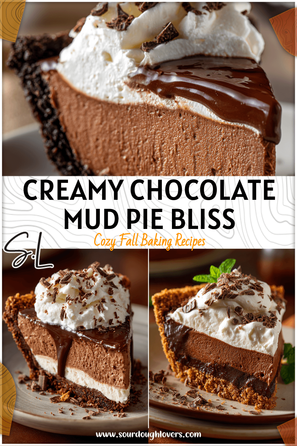 Mississippi Mud Pie with Creamy Chocolate Filling & Easy No-Bake Crust 3 Mississippi Mud Pie with Creamy Chocolate Filling & Easy No-Bake Crust