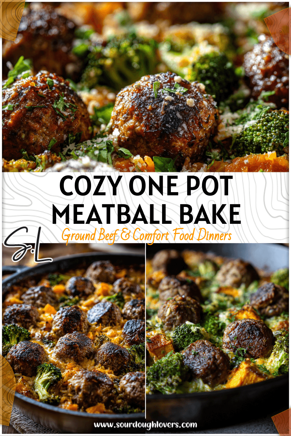 One Pot Meatballs and Rice Bake with Broccoli & Sweet Potato Twist 3 One Pot Meatballs and Rice Bake with Broccoli & Sweet Potato Twist