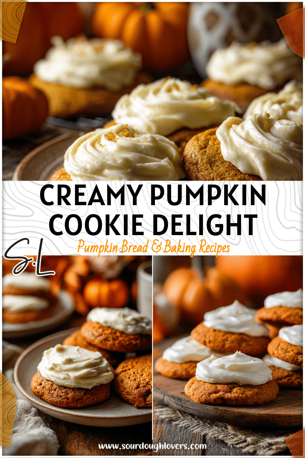 Pumpkin Cookies with Cream Cheese Frosting | Quick & Easy Fall Dessert 3 Pumpkin Cookies with Cream Cheese Frosting Quick Easy Fall Dessert