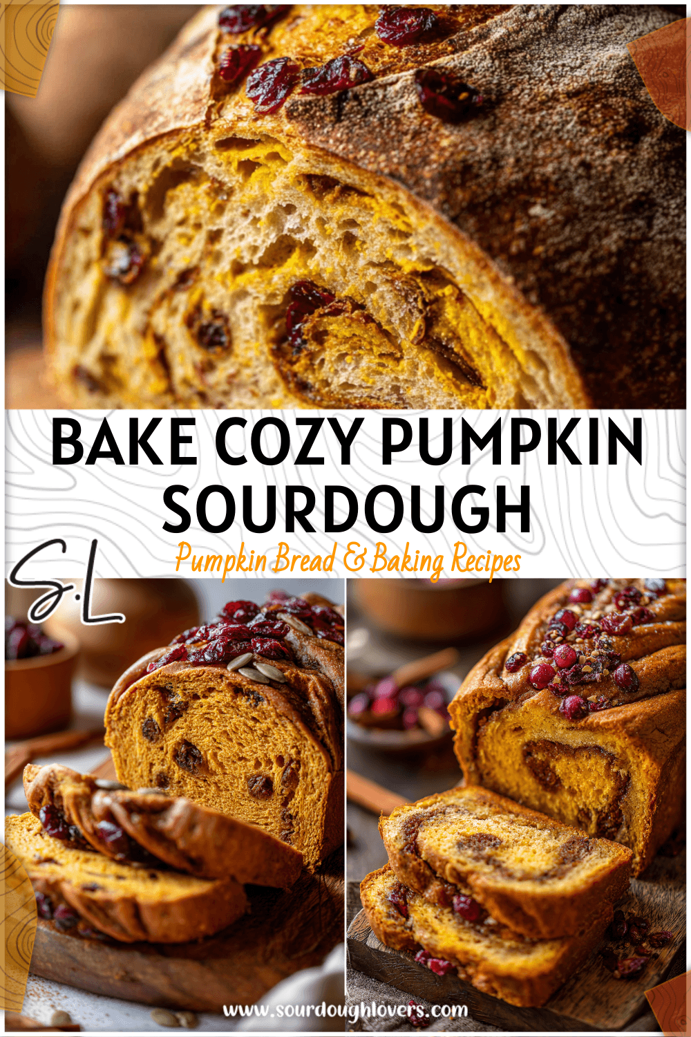 Pumpkin Sourdough Bread with Spice, Cranberries & Cozy Fall Flavors 5 Pumpkin Sourdough Bread with Spice, Cranberries & Cozy Fall Flavors