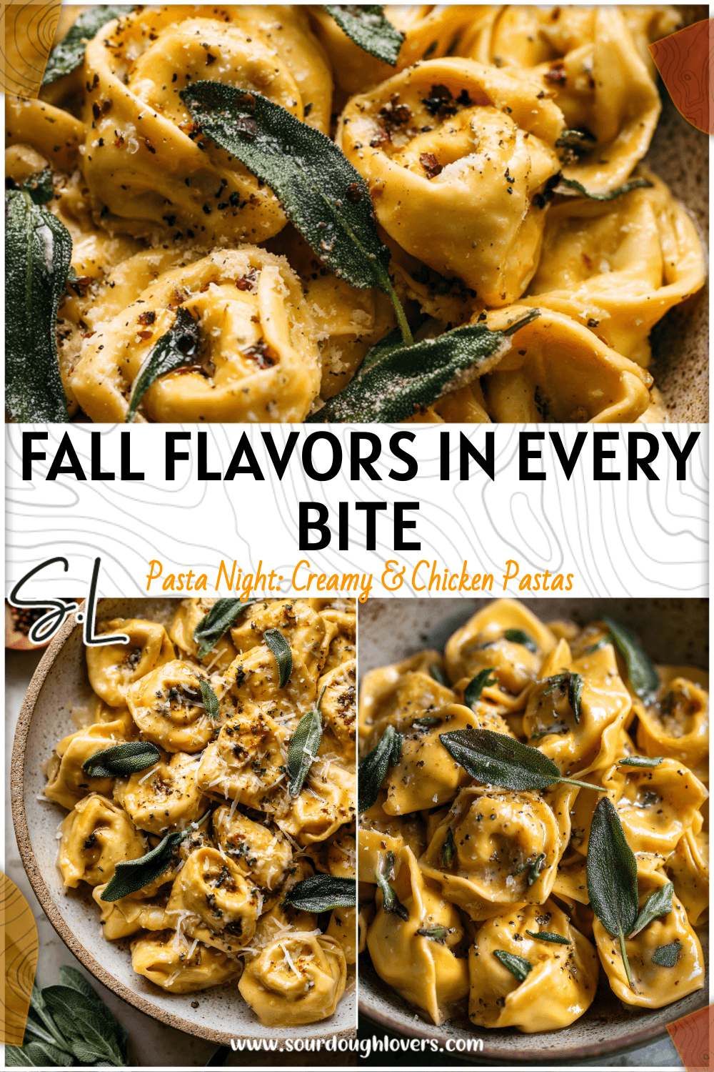 Pumpkin Tortellini With Sage Brown Butter Sauce 3 Pumpkin Tortellini With Sage Brown Butter Sauce