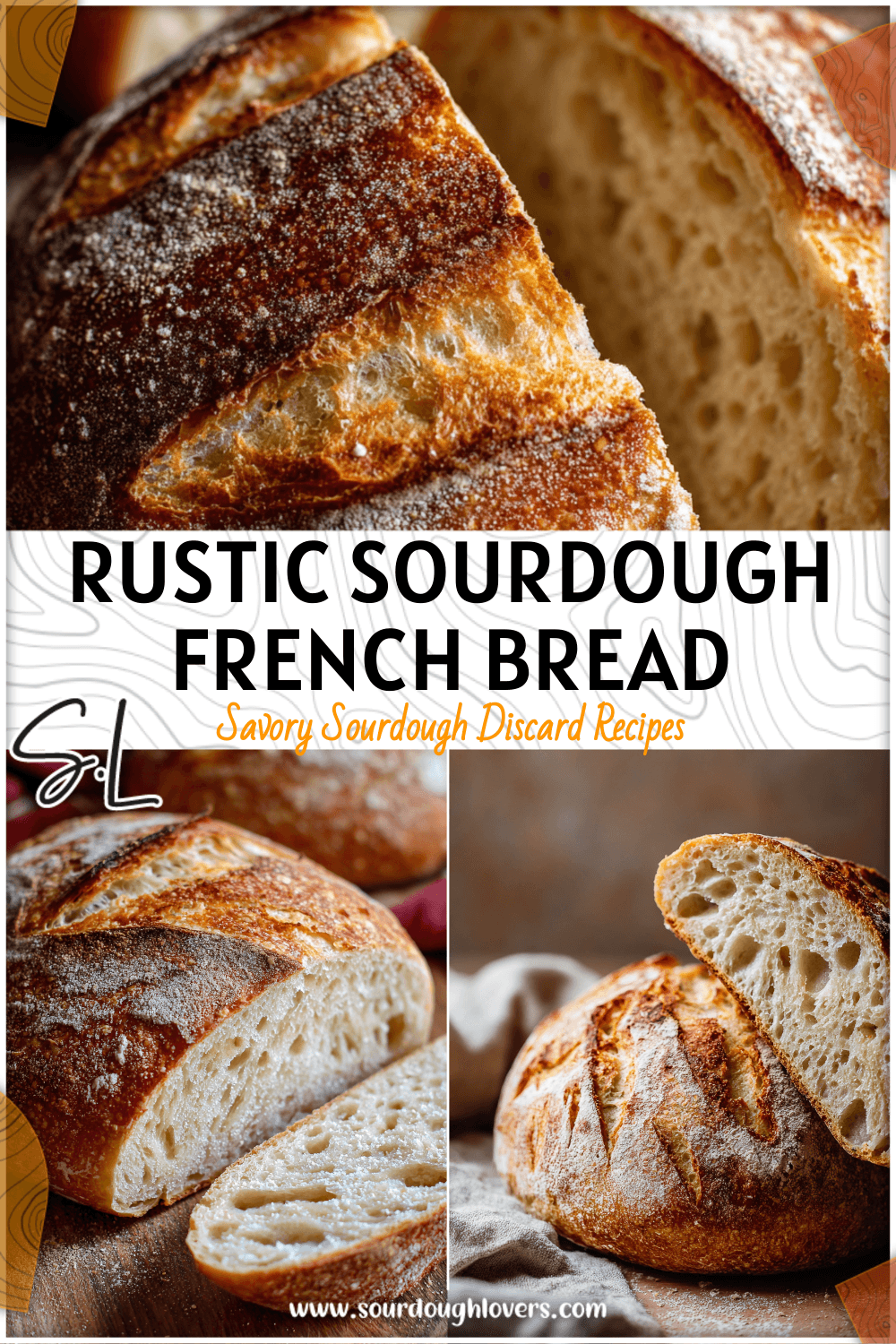 Rustic Sourdough Discard French Bread | Artisan Home Bake Idea 3 Rustic Sourdough Discard French Bread