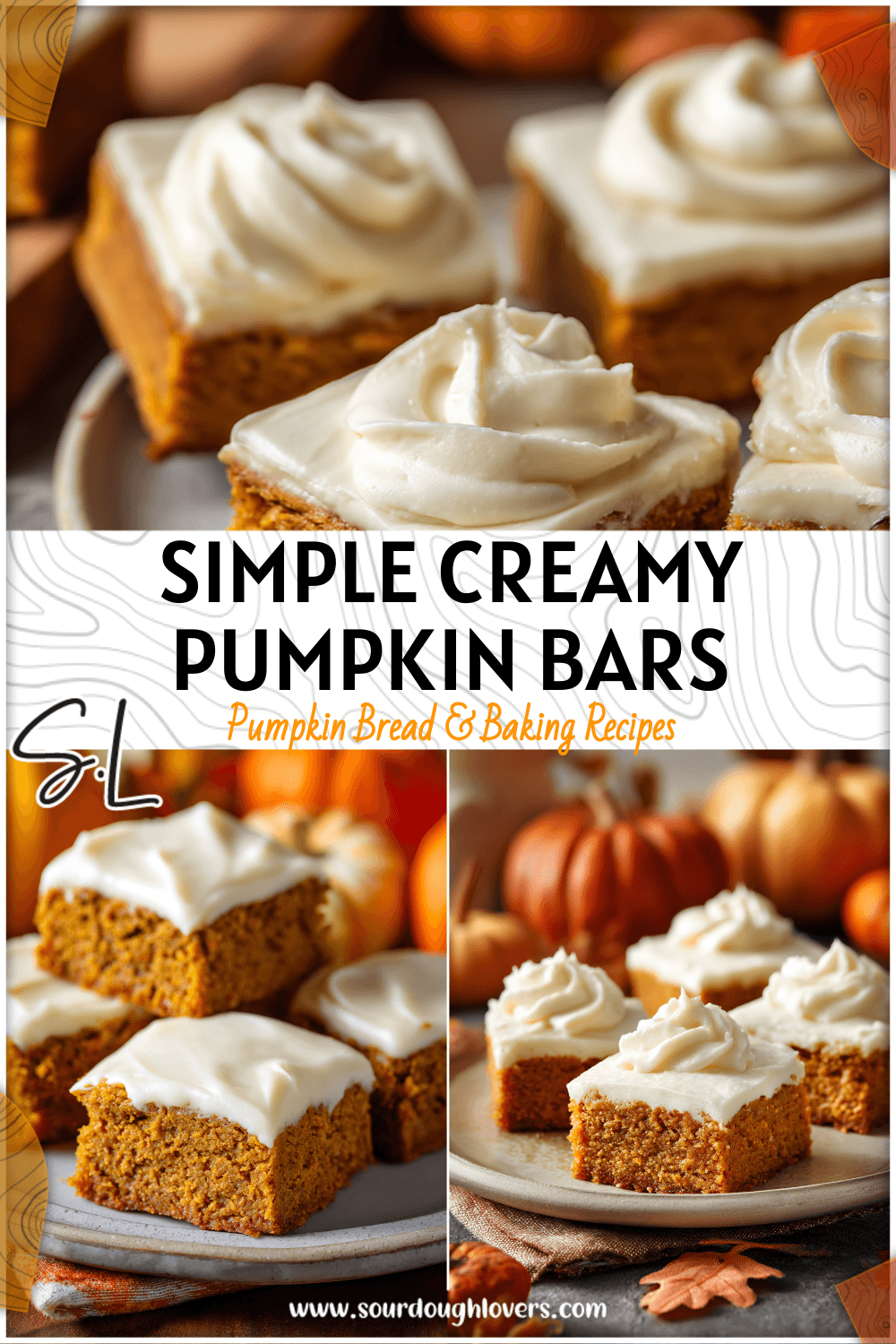 Simple Pumpkin Bar Cookies with Creamy Frosting | Easy Fall Treats 3 Simple Pumpkin Bar Cookies with Creamy Frosting Easy Fall Treats