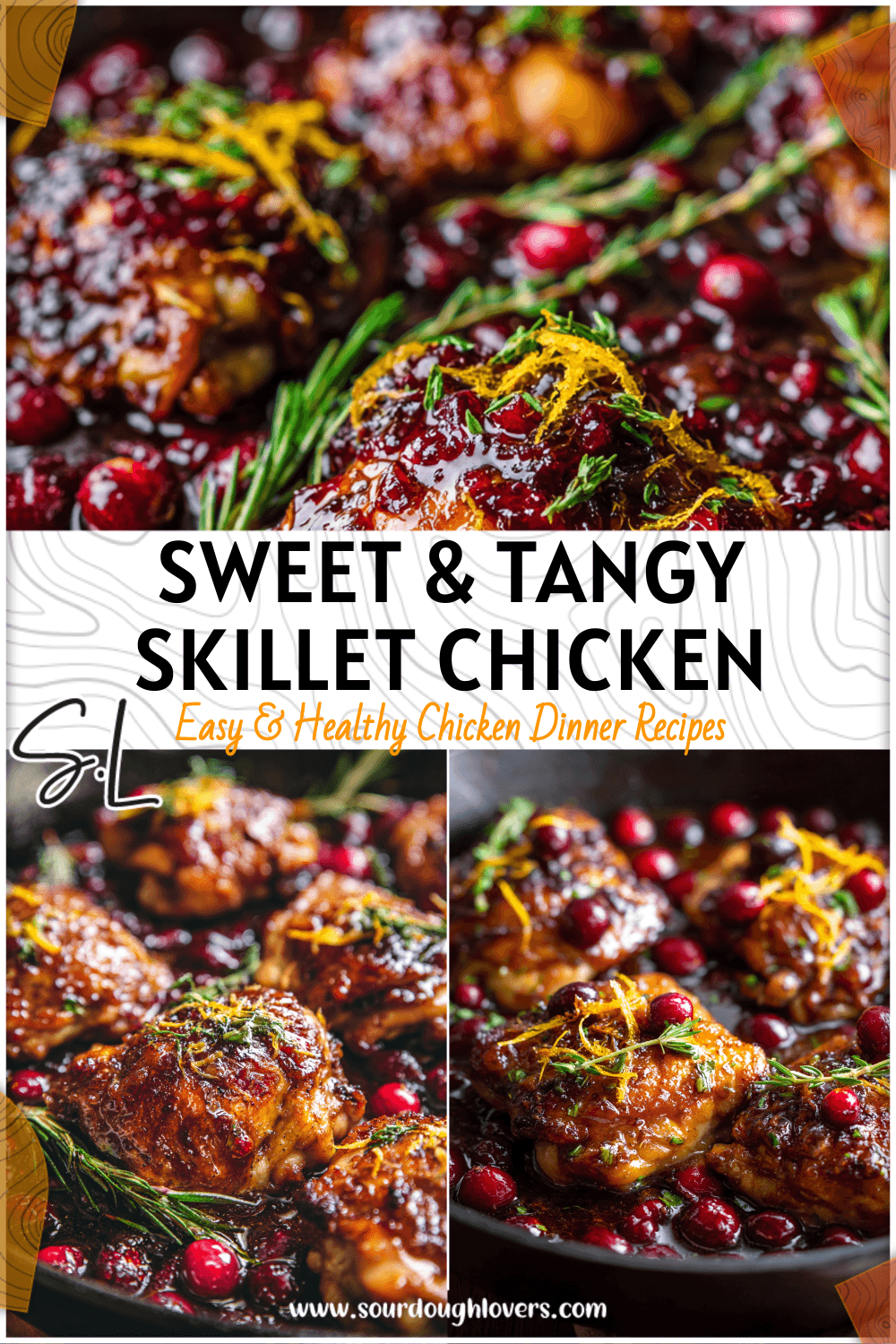 Skillet Cranberry Orange Chicken with Balsamic Glaze 3 Skillet Cranberry Orange Chicken with Balsamic Glaze