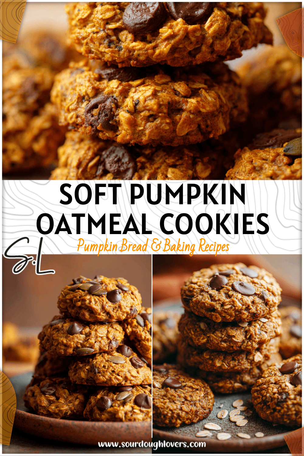 Soft & Chewy Pumpkin Oatmeal Cookies Recipe for Fall 3 Soft & Chewy Pumpkin Oatmeal Cookies Recipe for Fall