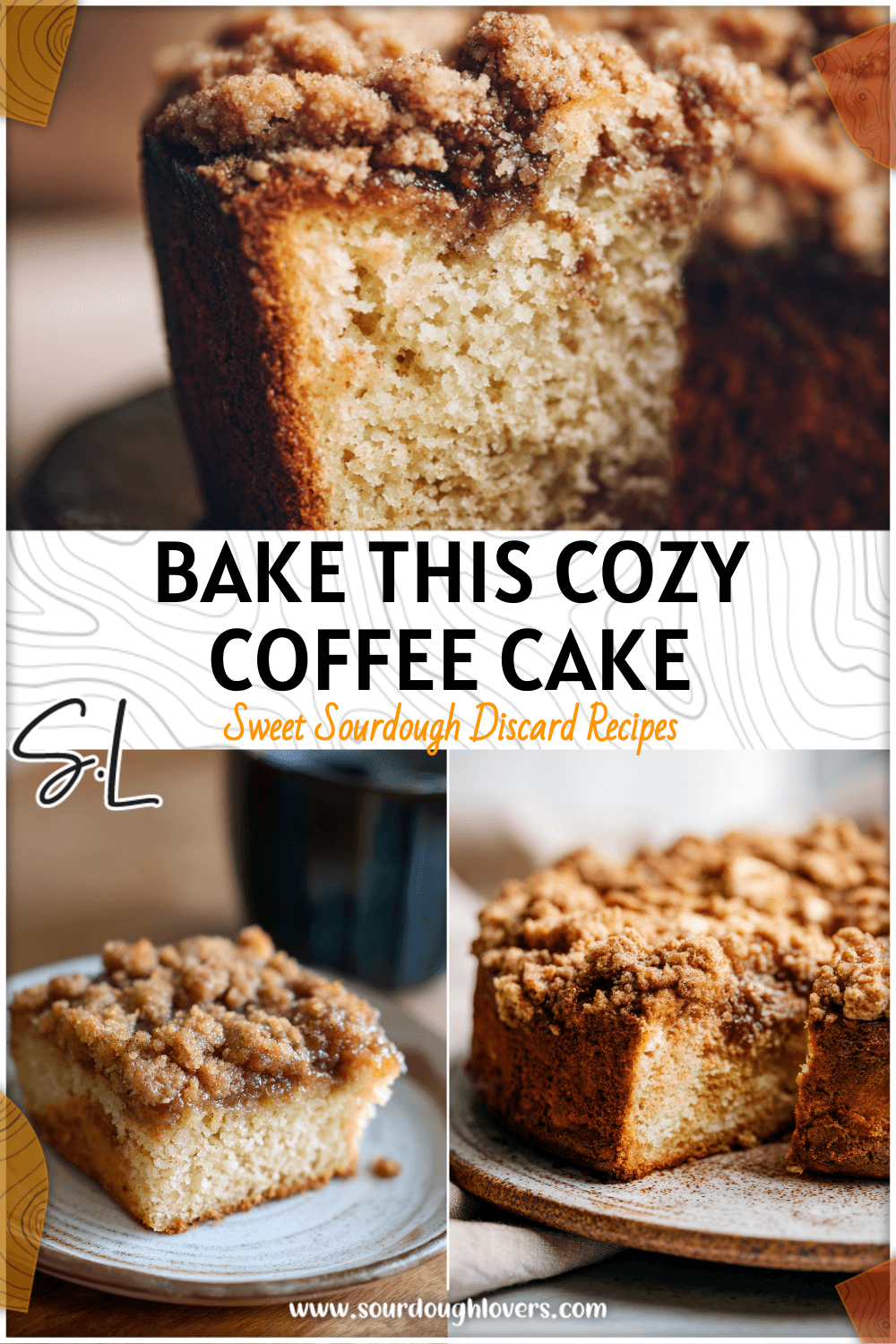 Sourdough Discard Coffee Cake with Cinnamon Crumble Topping 3 Sourdough Discard Coffee Cake with Cinnamon Crumble Topping
