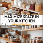 Step-by-Step Small Kitchen Organization Ideas to Maximize Every Inch 4 Organized small kitchen with clever kitchen storage shelves, tidy drawers, and decluttered counters.