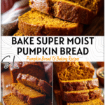 Super Moist Pumpkin Bread Recipe for Fall Bliss 4 A loaf of super moist Delicious Pumpkin Bread sliced on a wooden board with warm fall spices. 2