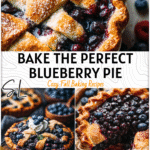 The Best Blueberry Pie Recipe for Every Season 4 Homemade blueberry pie with golden crust styled alongside fresh berries and a slice of Fruit And Cream Pie.