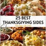 Top 25 Thanksgiving Side Dishes Everyone Will Love 4 A rustic Thanksgiving table filled with 25 colorful side dishes and turkey sides Thanksgiving favorites. 2