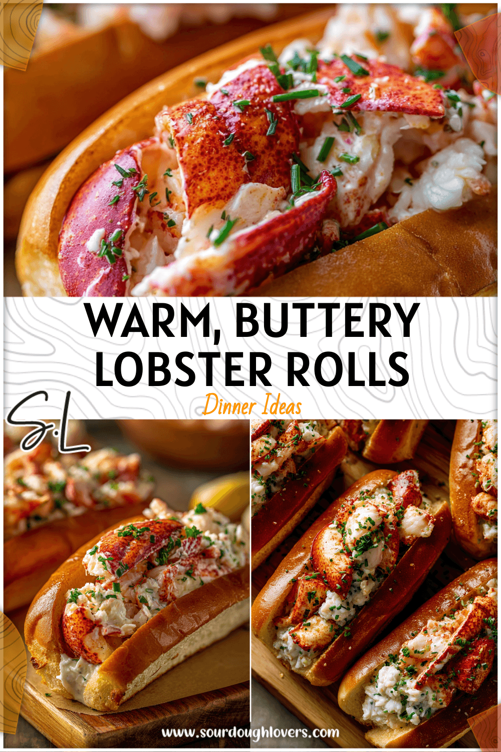 Warm Lobster Roll Recipe with Buttered Buns 3 Warm Lobster Roll Recipe with Buttered Buns