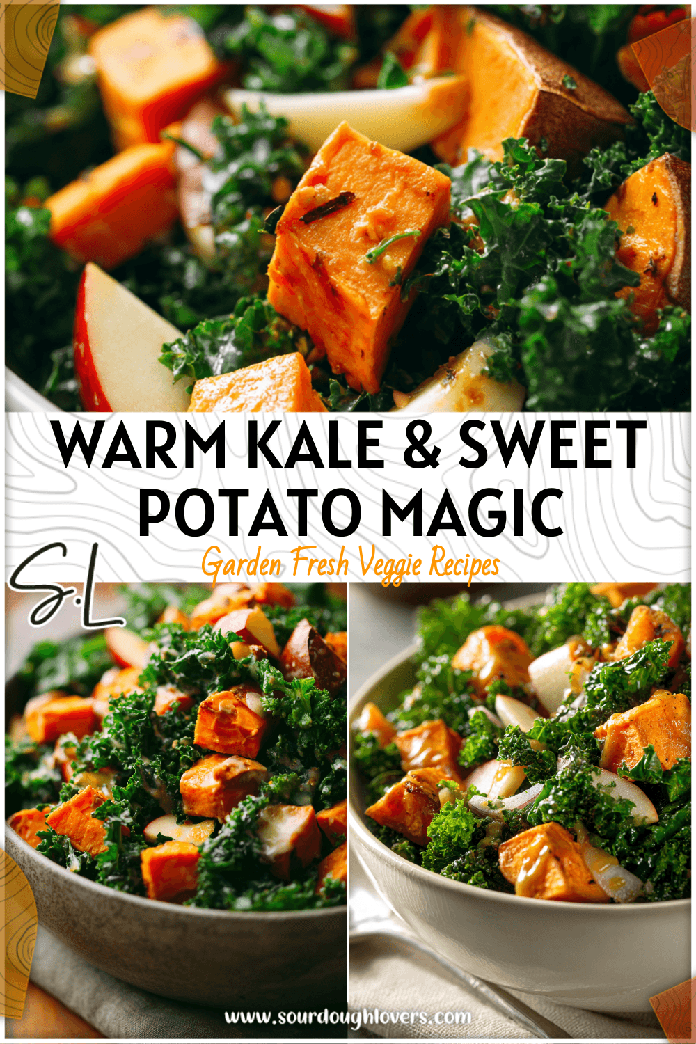 Warm Sweet Potato Kale Salad with Maple Mustard Dressing 3 Warm Sweet Potato Kale Salad with Maple Mustard Dressing