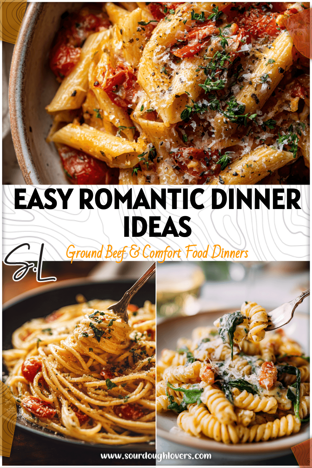 Elegant table setting with pasta and wine showcasing Fancy Dinner Recipes and Date Night Dinners.