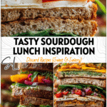 5 Wholesome Sourdough Lunches to Inspire Your Week 5 Close-up of sliced Inside Of Sourdough Bread filled with fresh vegetables and cheese on a plate