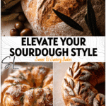 Artisan Sourdough Wreath Bread Design for Thanksgiving Presentation 5 Artisan sourdough wreath bread with fancy scoring and loaf designs for a Thanksgiving presentation