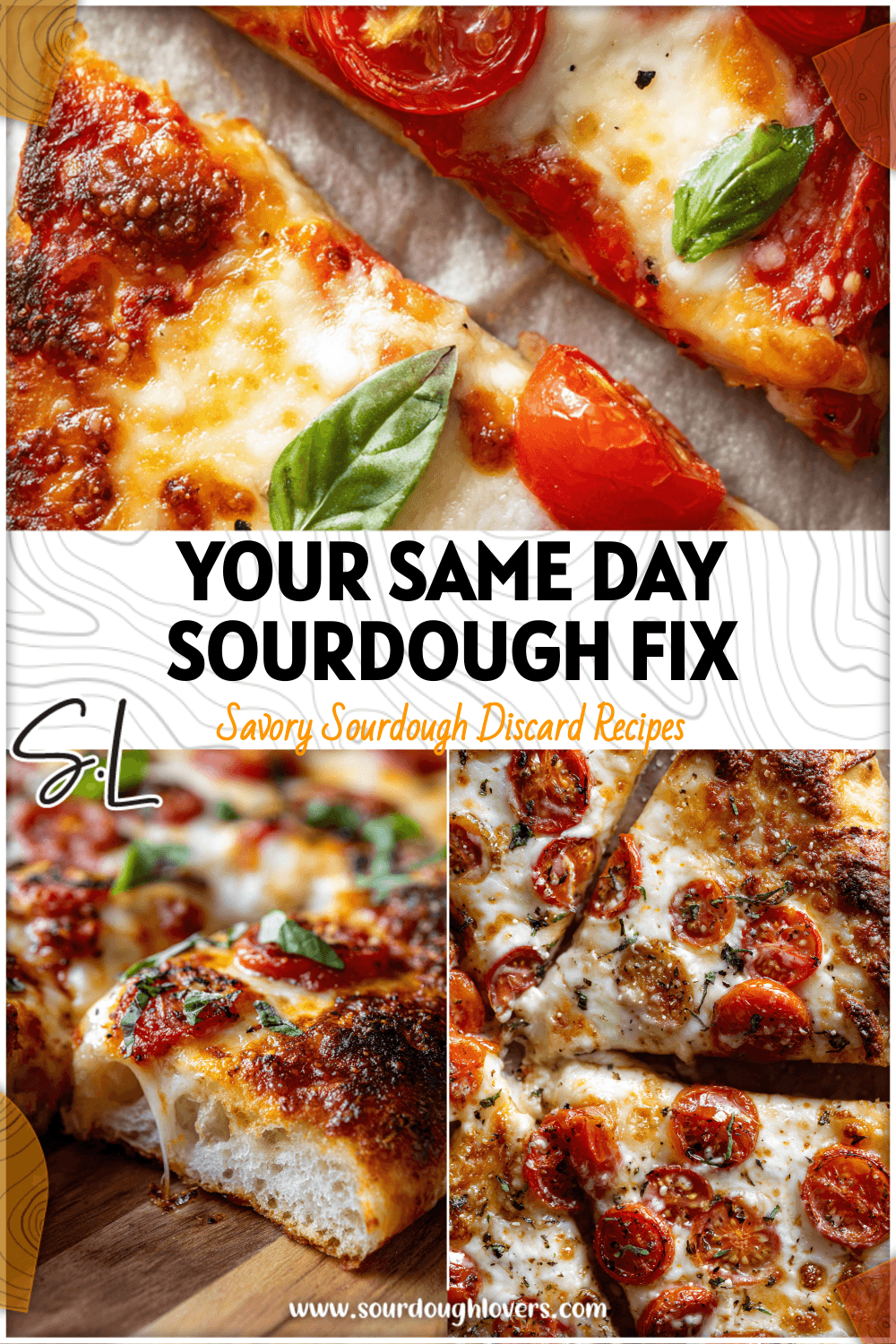 Close-up of Same Day Sourdough Pizza Margherita slice showing chewy crust and melted mozzarella.