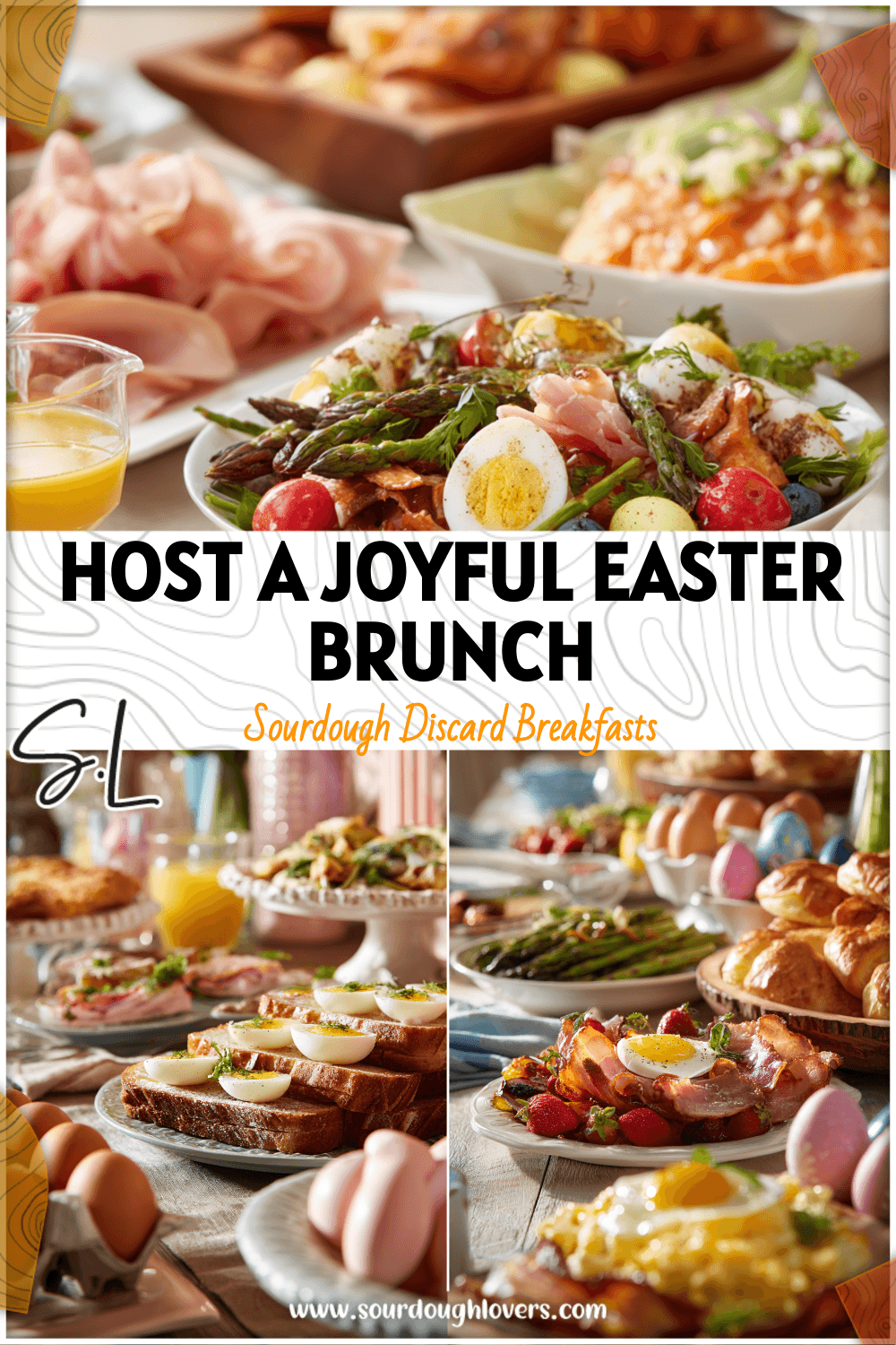 A cozy Easter Brunch At Home setup with buffet-style dishes and pastel table décor for a themed Easter morning