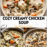 Creamy Chicken & Wild Rice Soup for Cozy Nights 5 A bowl of Creamy Chicken And Wild Rice Soup with chunks of chicken, wild rice, and creamy broth garnished with herbs. 2026