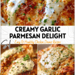 Creamy Garlic Parmesan Chicken Inspired by Longhorn Steakhouse 5 Golden Parmesan Chicken topped with creamy garlic sauce inspired by Longhorn Steakhouse flavors. 26
