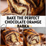 Sourdough Chocolate Orange Babka Bread Recipe for Cozy Weekends 5 Rustic Chocolate Orange Babka loaf sliced on a wooden board showing the swirled babka dough layers. 26