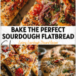 Golden sourdough everything bagel flatbread pizza on a tray with focaccia-style crust and sesame toppings 2026