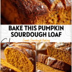 Sourdough Pumpkin Spice Breakfast Loaf Recipe With Pumpkin Puree 5 Golden-brown Pumpkin Sourdough Bread loaf with pumpkin puree and artisan bread scoring on top. 2026
