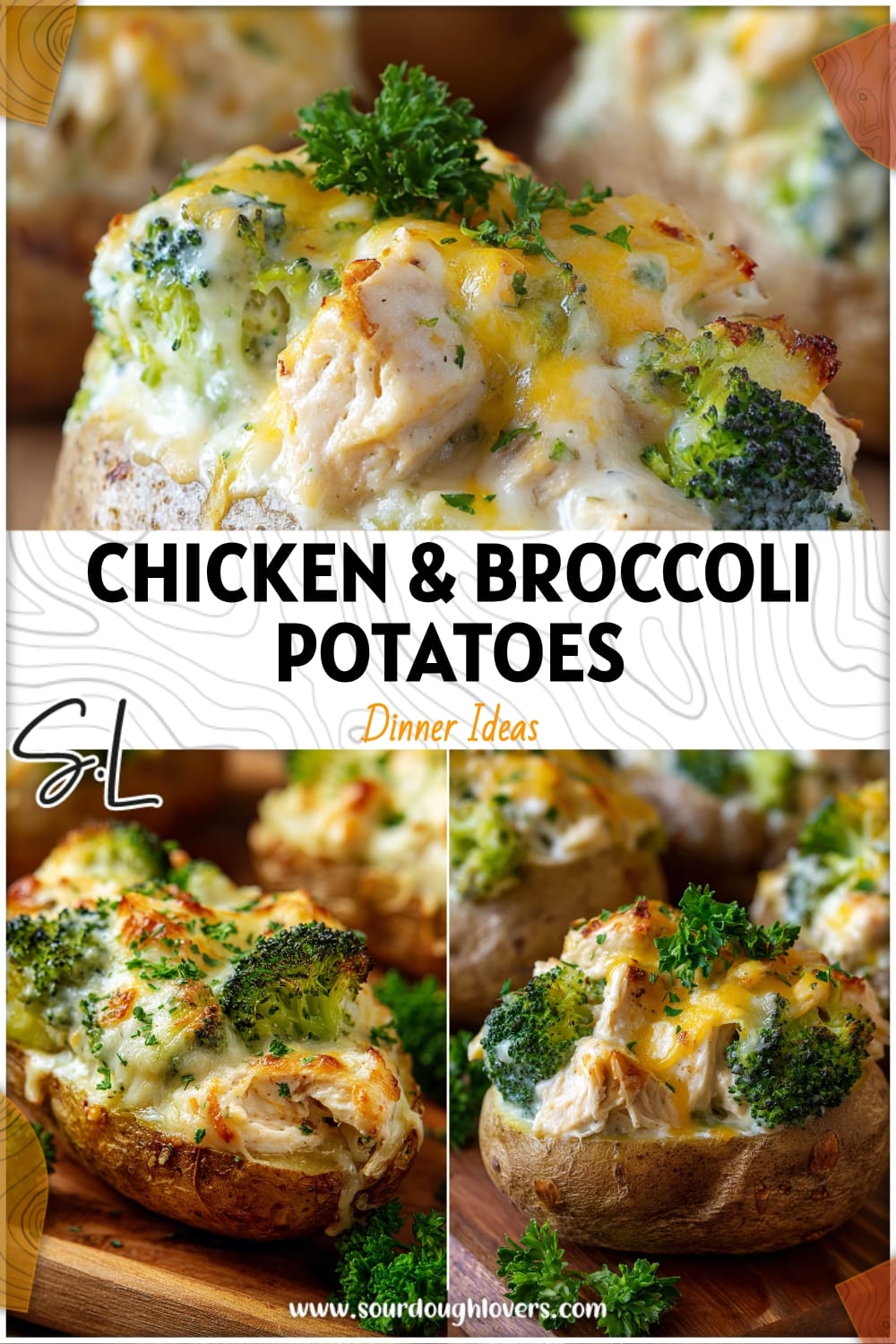 Creamy Chicken & Broccoli Stuffed Potatoes Recipe 14 Creamy Chicken & Broccoli Stuffed Potatoes Recipe