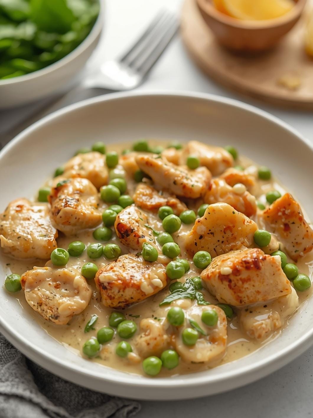 Creamy Chicken & Pea Skillet: Easy One-Pan Dinner Idea