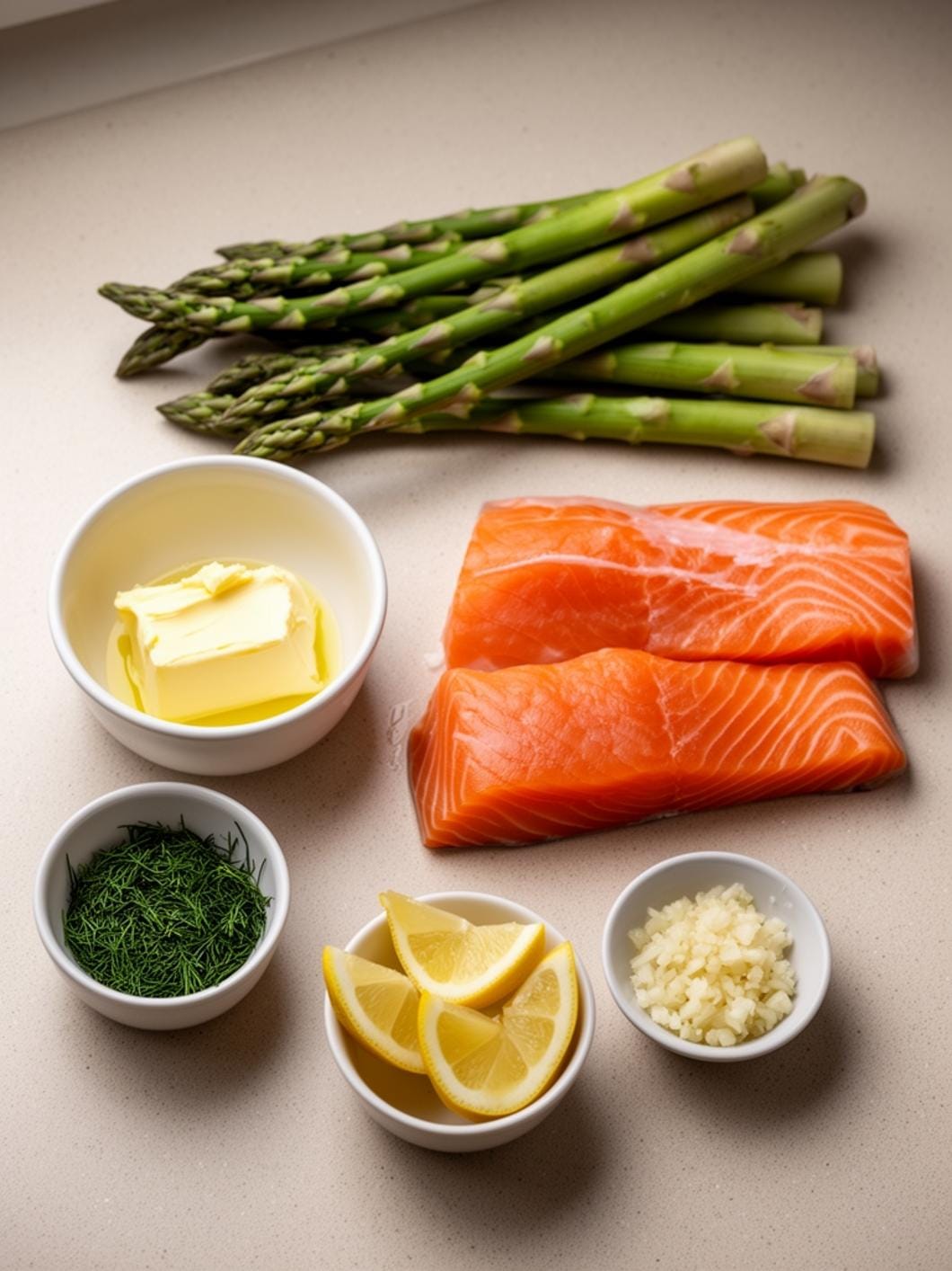 Easy Garlic Butter Salmon & Asparagus Recipe