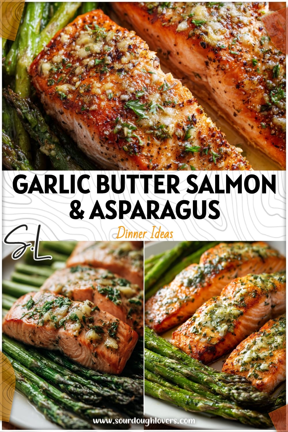 Easy Garlic Butter Salmon & Asparagus Recipe