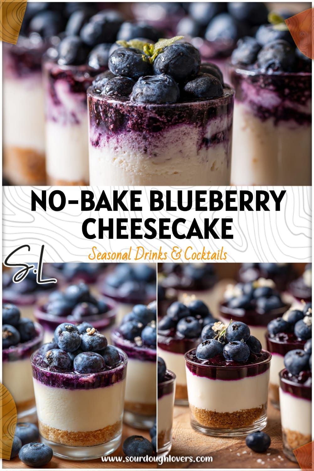 No-Bake Blueberry Cheesecake Cups: Easy Mini Dessert Shooters